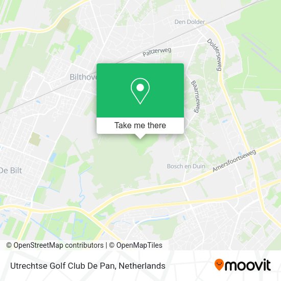 Utrechtse Golf Club De Pan map