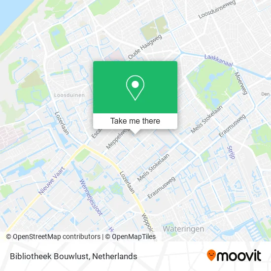 Bibliotheek Bouwlust map