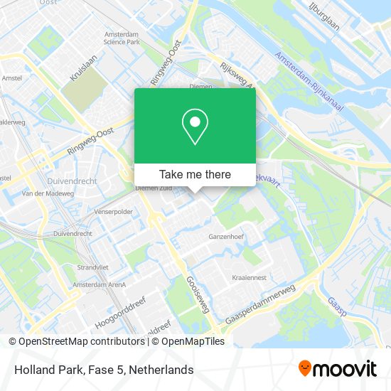 Holland Park, Fase 5 map