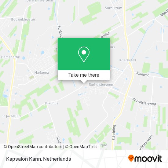 Kapsalon Karin map