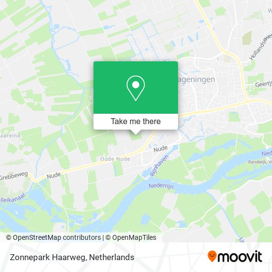 Zonnepark Haarweg map