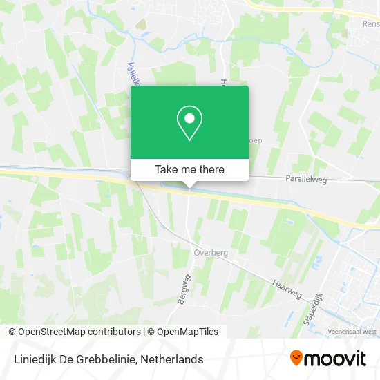 Liniedijk De Grebbelinie map