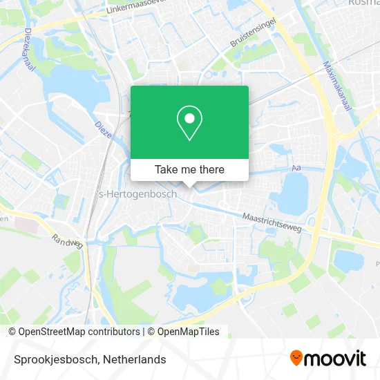 Sprookjesbosch map