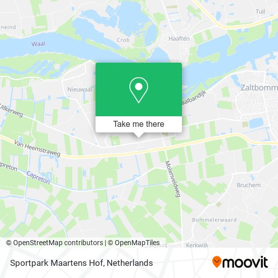 Sportpark Maartens Hof map