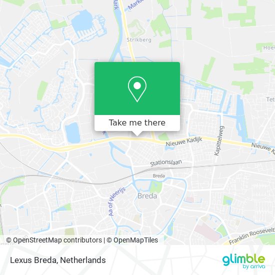 Lexus Breda map