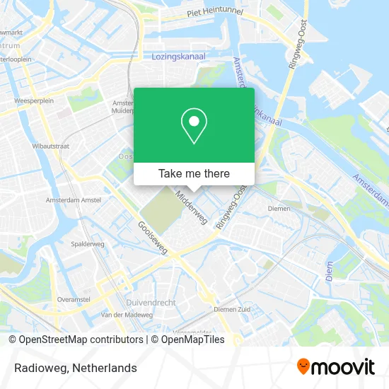 Radioweg Karte