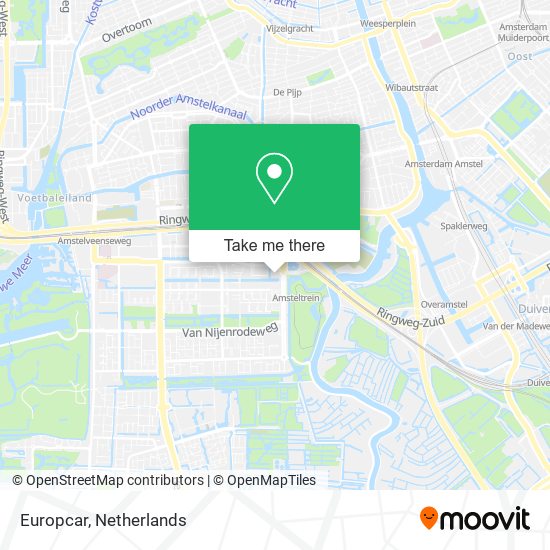 Europcar map