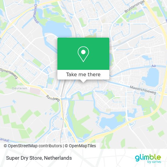 Super Dry Store map