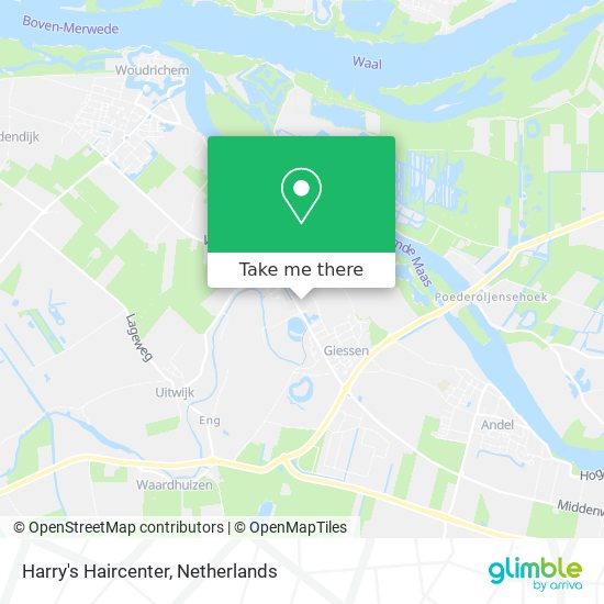 Harry's Haircenter Karte