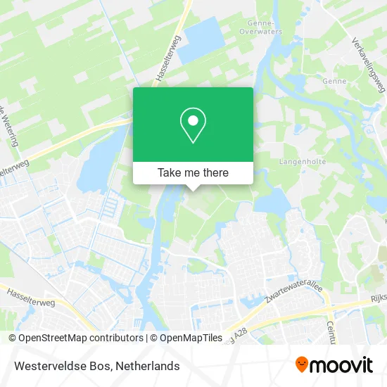 Westerveldse Bos map