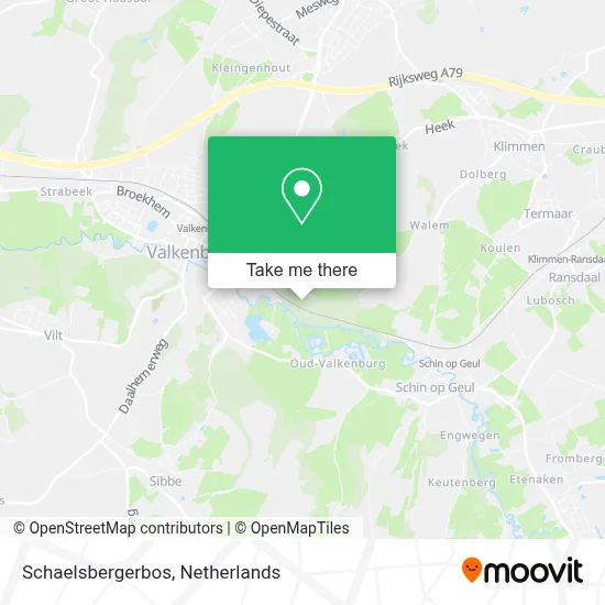 Schaelsbergerbos map