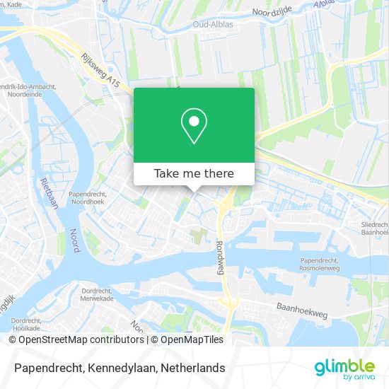 Papendrecht, Kennedylaan map