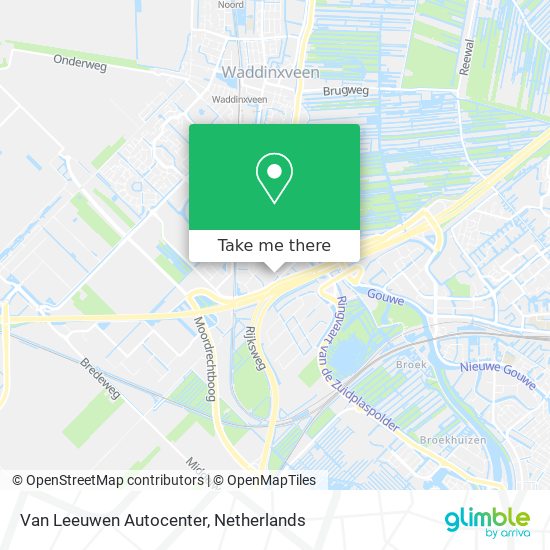 Van Leeuwen Autocenter Karte