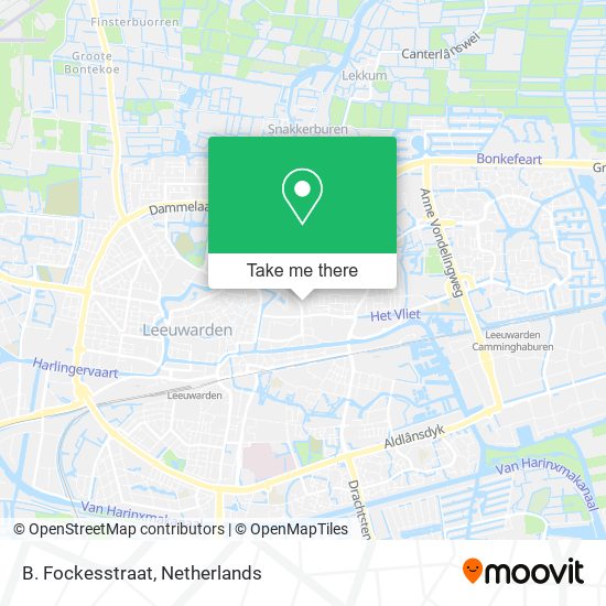 B. Fockesstraat map