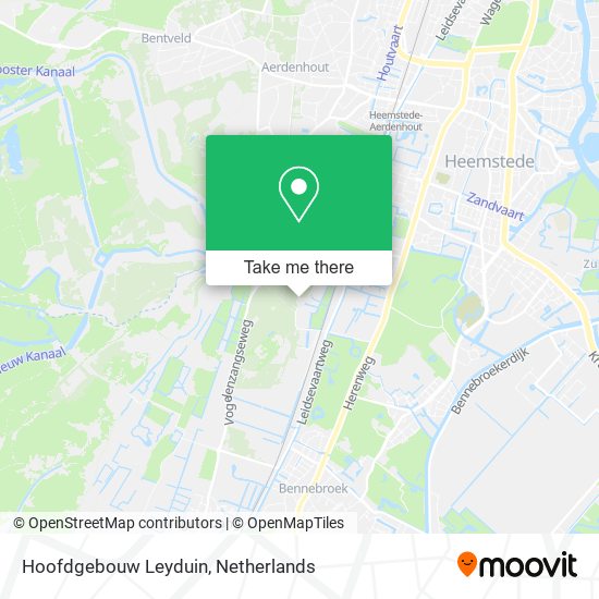 Hoofdgebouw Leyduin Karte