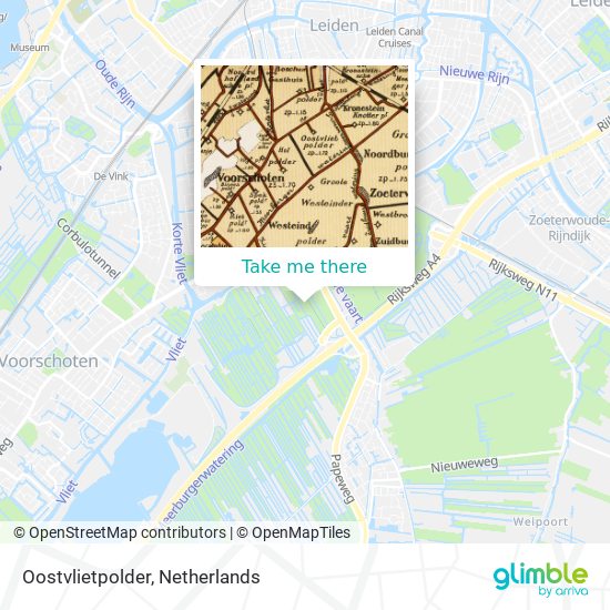 Oostvlietpolder map