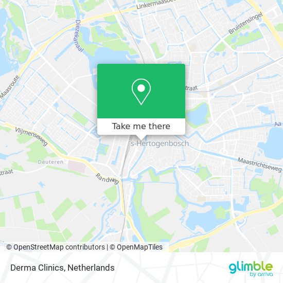 Derma Clinics map