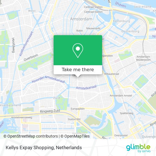 Kellys Expay Shopping map