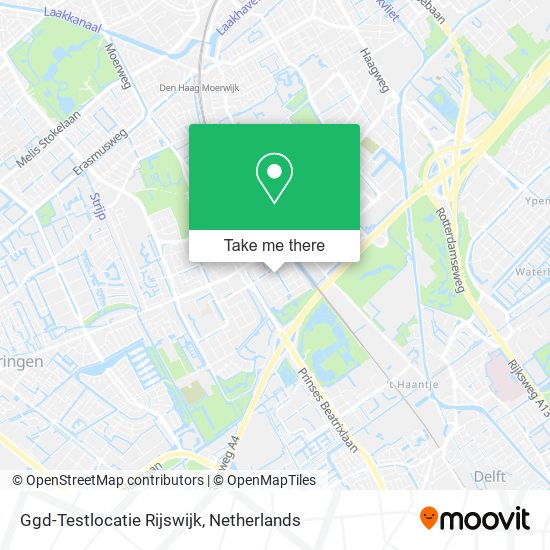 Ggd-Testlocatie Rijswijk Karte