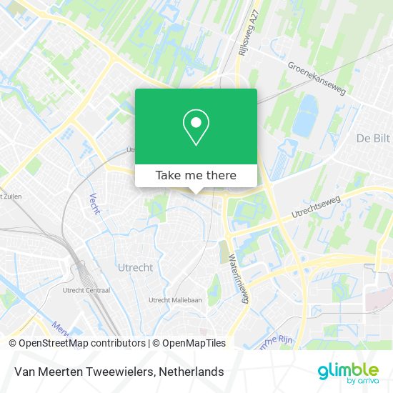 Van Meerten Tweewielers map