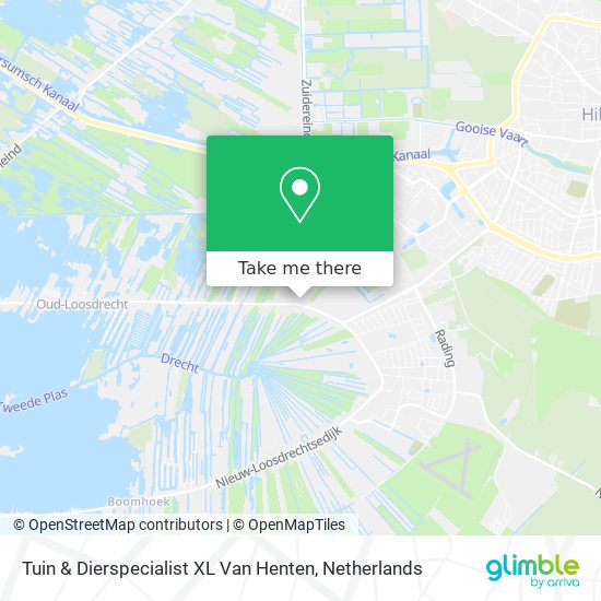 Tuin & Dierspecialist XL Van Henten Karte