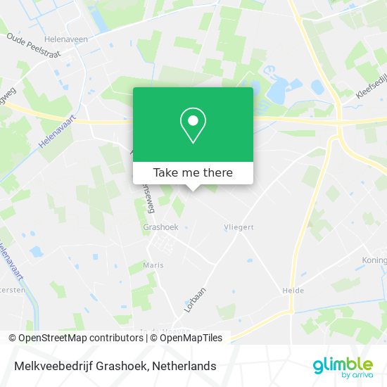 Melkveebedrijf Grashoek map