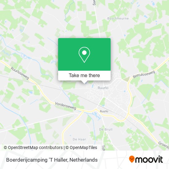 Boerderijcamping 'T Haller map