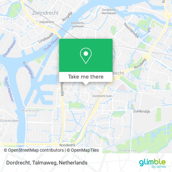 Dordrecht, Talmaweg map