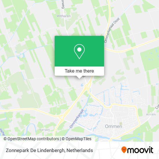 Zonnepark De Lindenbergh map