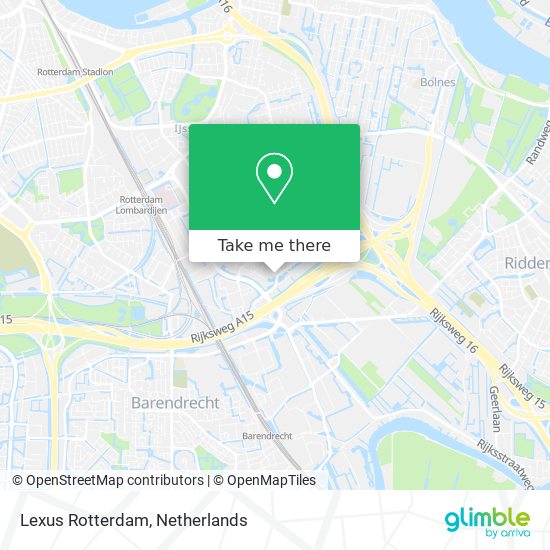 Lexus Rotterdam map