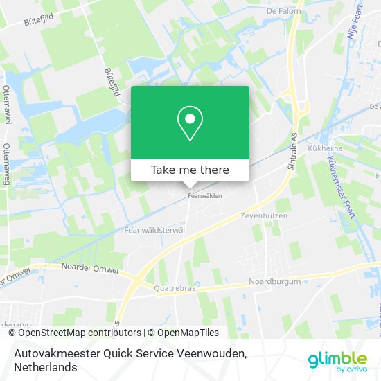 Autovakmeester Quick Service Veenwouden map