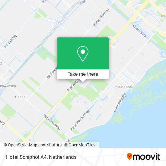 Hotel Schiphol A4 map