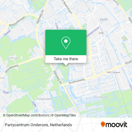 Partycentrum Onderons map