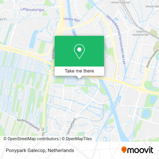 Ponypark Galecop map