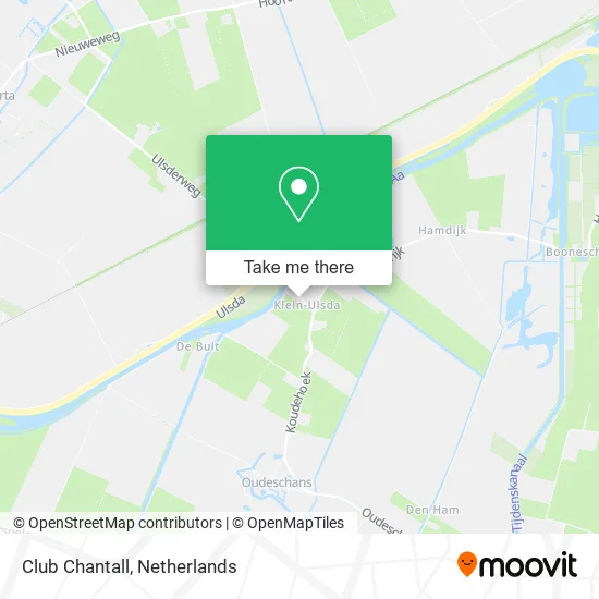 Club Chantall map
