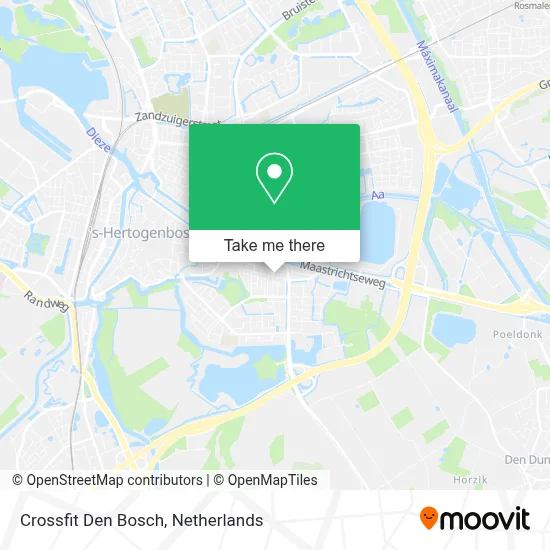 Crossfit Den Bosch map