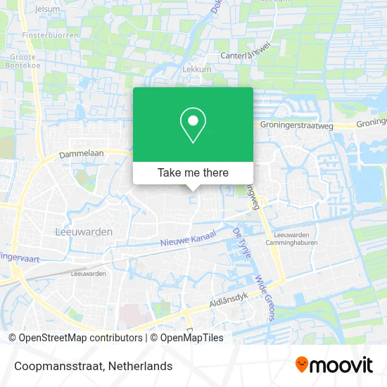 Coopmansstraat map