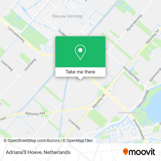 Adriana’S Hoeve map