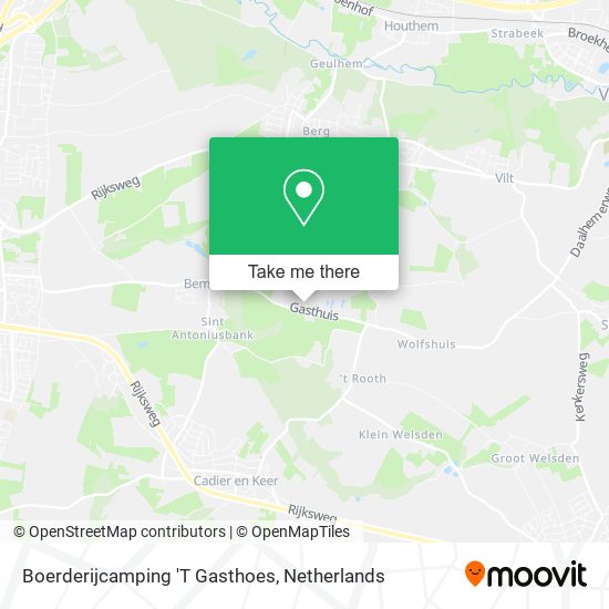 Boerderijcamping 'T Gasthoes map