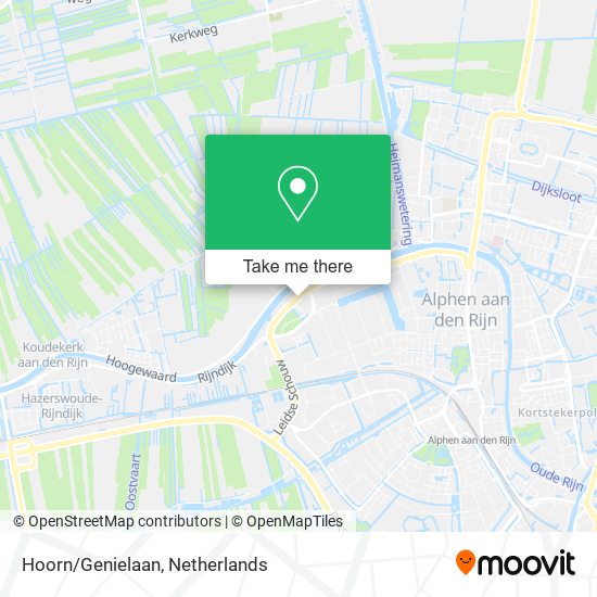 Hoorn/Genielaan map