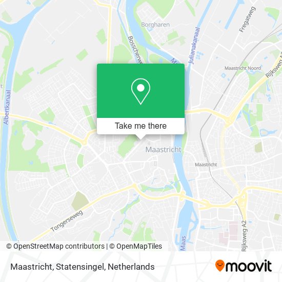 Maastricht, Statensingel map