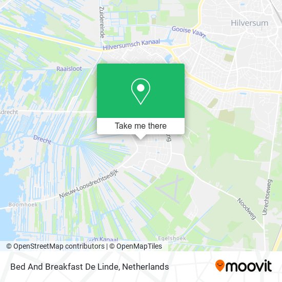 Bed And Breakfast De Linde Karte