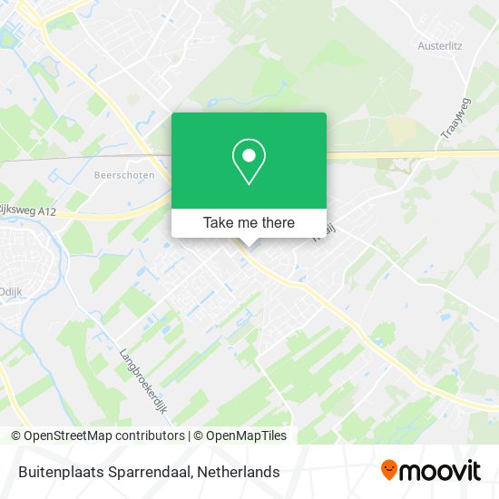 Buitenplaats Sparrendaal map