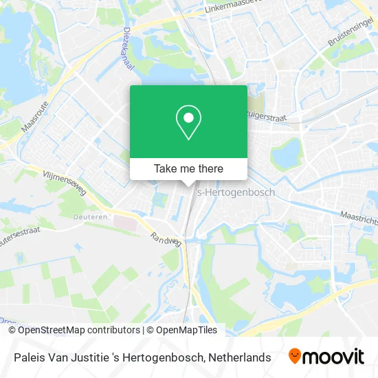 Paleis Van Justitie 's Hertogenbosch map