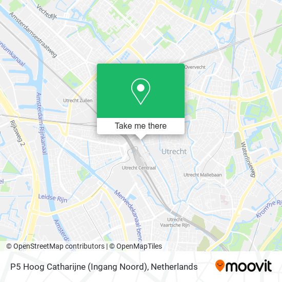 P5 Hoog Catharijne (Ingang Noord) map