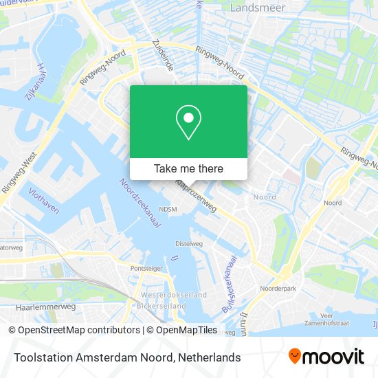 Toolstation Amsterdam Noord map