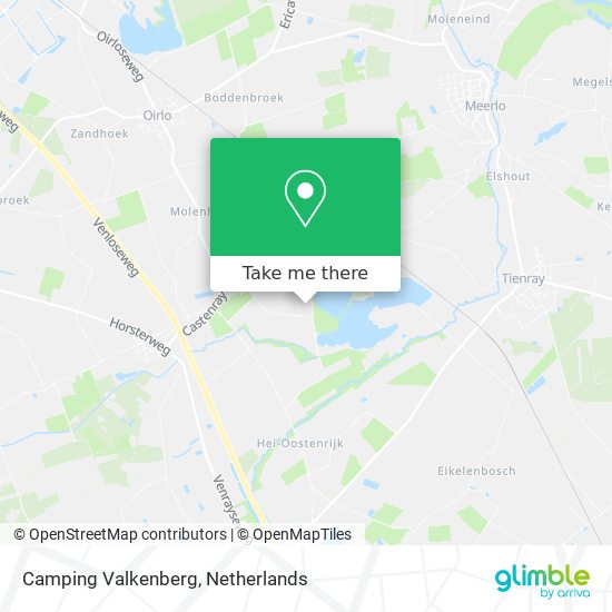 Camping Valkenberg map