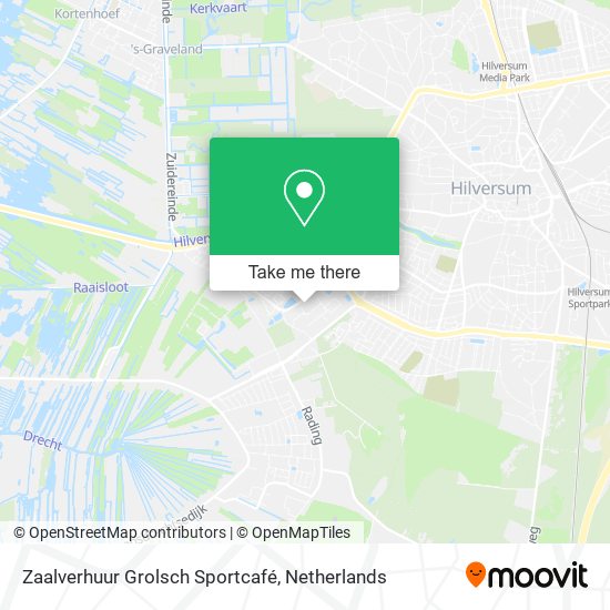 Zaalverhuur Grolsch Sportcafé Karte