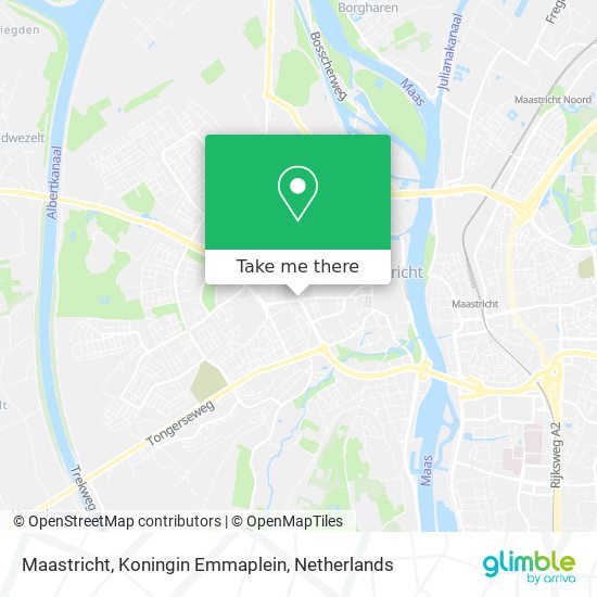 Maastricht, Koningin Emmaplein map