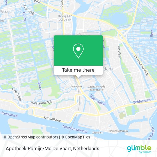 Apotheek Romijn/Mc De Vaart Karte